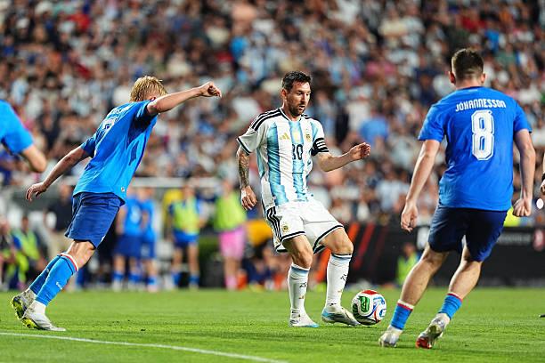 Lionel Messi sets new Argentina record vs Iceland